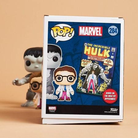 Funko Pop Marvel 284 The Hulk Bruce Banner 2 pack Exclusive