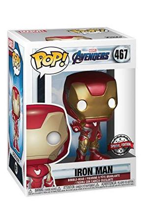 Imagem de Funko Pop! Marvel Vingadores: Ultimato Homem de Ferro Exclusivo Figura Bobble-Head de Vinil