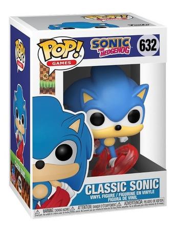 Funko Pop Sonic Clássico 632 Sonic The Hedgehog