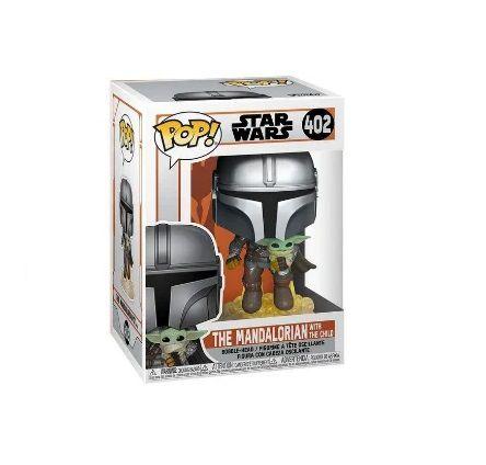 Imagem de Funko Pop Star Wars The Mandalorian with Grogu 402