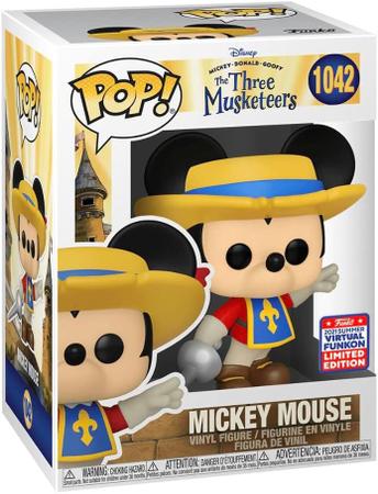 Imagem de Funko Pop The Three Musketeers 1042 Mickey Mouse Ed Limitada