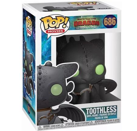 Funko Pop Toothless 686 Banguela Como Treinar Seu Dragão Imagem de Funko Pop Toothless 686 Banguela Como Treinar Seu Dragão