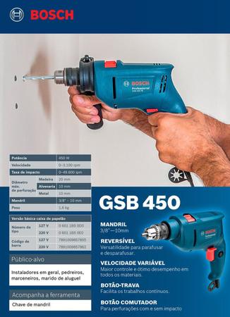 Taladro Bosch GSB-450