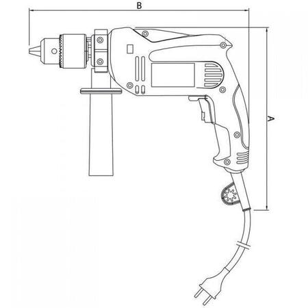 Imagem de Furadeira de Impacto 1/2 Polegadas 500W com Kit Parafusos e Buchas Tramontina 127V