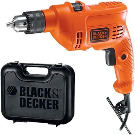 Furadeira de Impacto 3/8"(10mm) 560W c/Maleta 220V - Black+Decker Imagem de Furadeira de Impacto 3/8"(10mm) 560W c/Maleta 220V