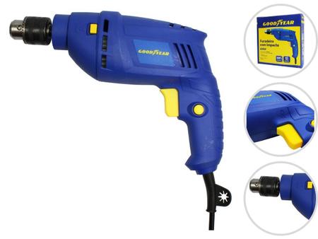 Furadeira De Impacto 600w 10mm Goodyear GY-DI-10600-3 Imagem de Furadeira De Impacto 600w 10mm Goodyear GY-DI-10600-3