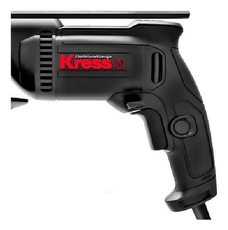 Imagem de Furadeira De Impacto 650w Kress Ku310l + Kit 125 Pcs Wesco