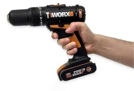 Furadeira de impacto a bat 20v worx wx371.3 Furadeira a Bateria