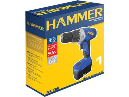 Imagem de Furadeira e Parafusadeira Hammer 9.6V GY-PF96