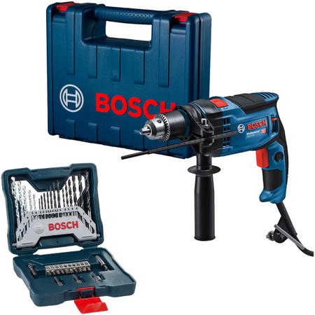 Imagem de Furadeira Impacto Bosch Gsb 16 Re 850w Kit 33 Peças 110v