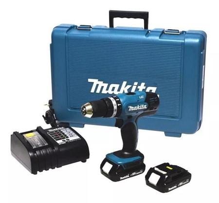 Furadeira Parafusadeira 18v Bivolt Impacto Dhp453sye Makita Furadeira a Bateria Magazine Luiza