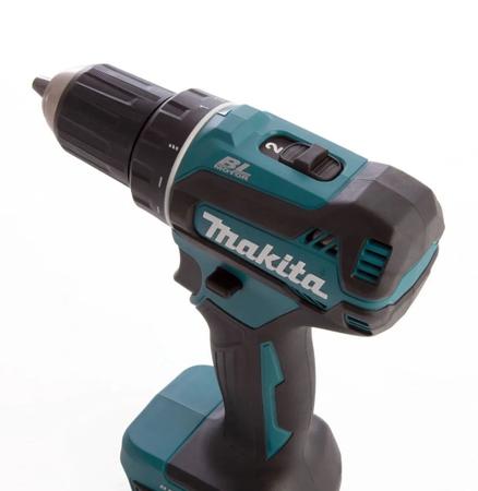 Imagem de Furadeira Parafusadeira A Bateria 18v 5ah Makita Ddf485 C/ Carregador Rápido e Maleta