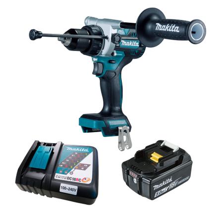 Furadeira Parafusadeira a bateria 18V DHP486Z carregador e bateria 5ah Makita Furadeira a Bateria Magazine Luiza