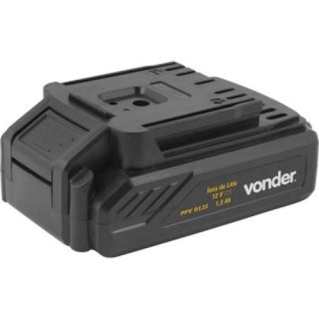 Imagem de Furadeira Parafusadeira de impacto 3/8" a bateria 12V com acessórios - PFV 012I - Vonder