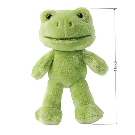 Furvana 11 Inch Cute Frog Plush Soft Frog Stuffed Animal Plush