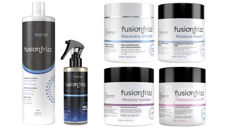 Imagem de Fusion Frizz Kit 3 Máscaras + Miracle Recovery + Recovery Smooth 500 ml + Progressiva Orgânica 1 L