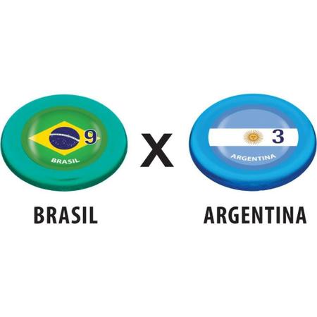 2 Seleções Jogos de Futebol de Botão Brasil x Argentina