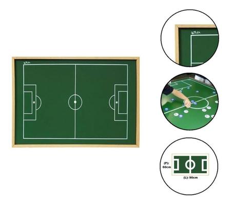 Kit Jogo Futebol De Botão Completo Seleções 2 Clássicos Original