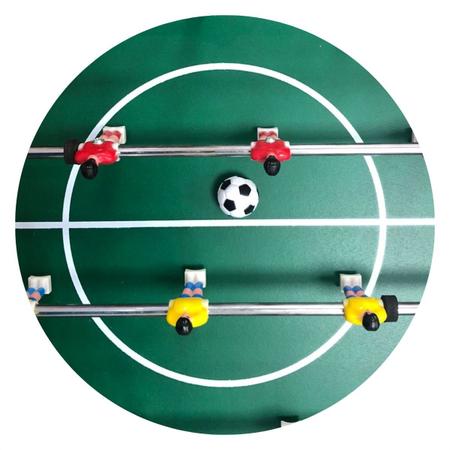 Mesa De Pebolim Totó C/ 02 Bolas - Jogo De Futebol De Mesa