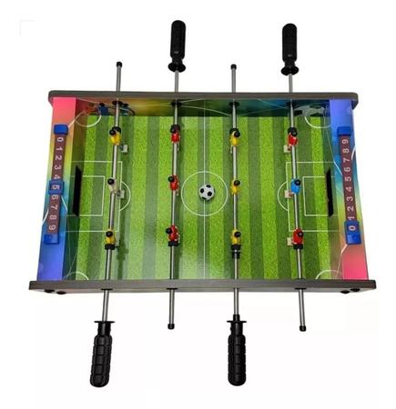 Brinquedo Mini Pebolim Totó Futebol De Mesa Criança 2 Player - 99 Toys -  Mini Pebolim - Magazine Luiza