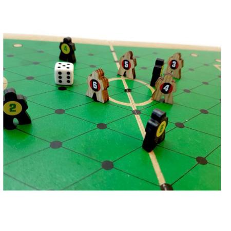 Jogo de Tabuleiro de Madeira - Futebox - Ioiô de Pano Brinquedos Educativos