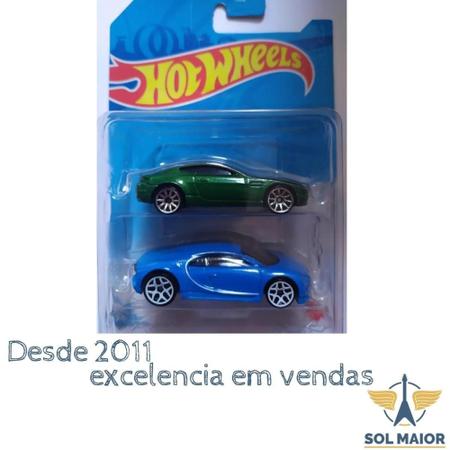 Carrinho Hot Wheels Die Cast FVN40 Sortido - Embalagem com 2 Peças