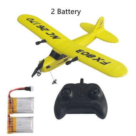 Brinquedo De Aeronave Rc 2.4ghz Controle Remoto Planador Asa