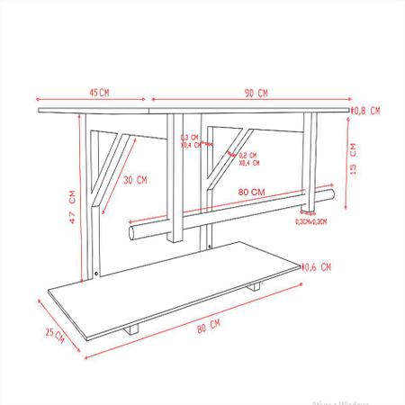 Imagem de Gabinete de vidro 90cm iq inox com cuba oval - marrom