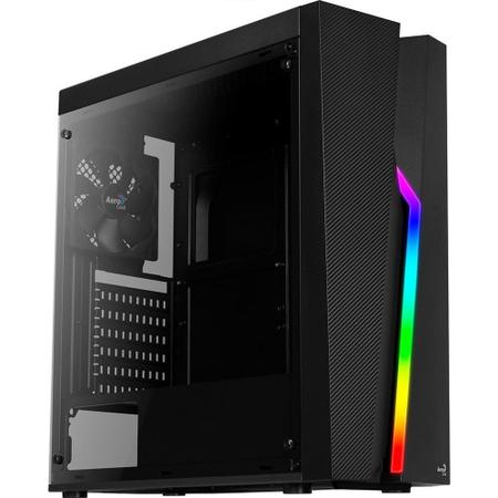 Imagem de Gabinete Gamer Aerocool Bolt Mid Tower, RGB, com FAN, Lateral em Acrílico - 67990