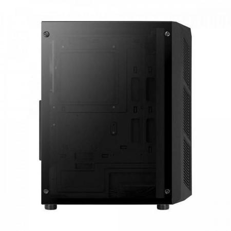 Imagem de Gabinete Gamer Aerocool Prime Preto RGB Lateral Vidro F002