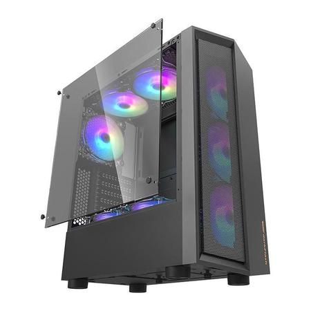 Imagem de Gabinete Gamer Aigo DarkFlash Melody Preto Lateral Acrilico