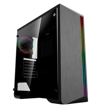 Imagem de Gabinete Gamer Black Argb Vidro Gamemax Shine