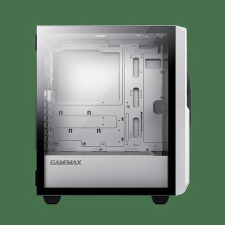 GABINETE GAMEMAX ARGB 3036 REVOLT BRANCO • Executive