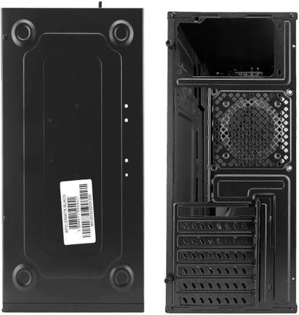 Imagem de Gabinete gamer brazil-pc bpc-330 lateral de vidro s/ fan - preto