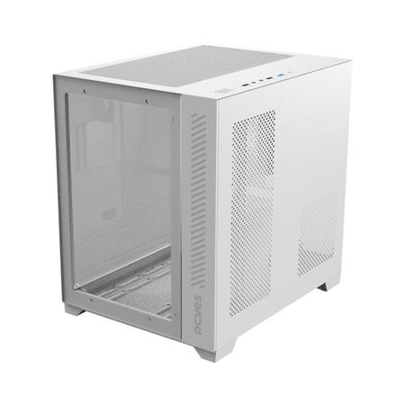 Imagem de Gabinete Gamer Forcefield White Ghost Mid Tower Micro ATX Branco PCYES