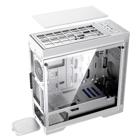 Gabinete ATX - Gamemax INFINIT RGB M908 - Branco - waz