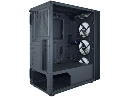 Gabinete Gamer K-Mex Infinity Streamer III CG-A2G8 - RGB ATX 3 FANs Preto -  Gabinete Gamer - Magazine Luiza