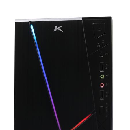 Imagem de Gabinete Gamer Ktrok KT11 com LED RGB e Lateral Acrílica