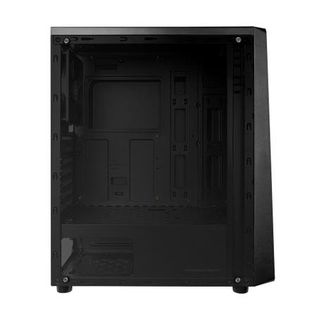 Imagem de Gabinete Gamer Mancer Crusader, Mid-Tower, Lateral de Vidro, Com 1 Fan, Preto, MCR-CSD-BK01