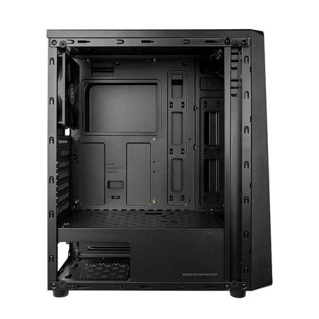 Imagem de Gabinete Gamer Mancer Crusader, Mid-Tower, Lateral de Vidro, Com 1 Fan, Preto, MCR-CSD-BK01