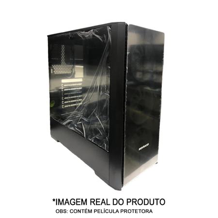 Imagem de Gabinete gamer master com 3 fans rgb c/ controle maxracer