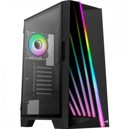 Imagem de Gabinete Gamer Mid Tower MIRAGE V1 RGB Preto AEROCOOL