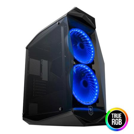 Imagem de Gabinete Gamer Pichau Gaming TURBIT RGB, Laterais/Frontal Vidro Temp