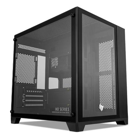 Imagem de Gabinete Gamer Pichau HX710L, Mid-Tower, Preto, PG-HX71L-BK01