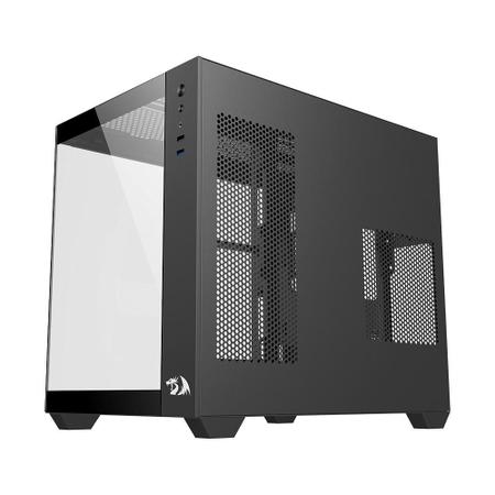 Imagem de Gabinete Gamer Redragon Wideload Lite, Mid Tower, ATX, Lateral em Vidro Temperado, Preto - CA-604B