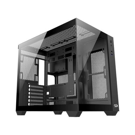 Imagem de Gabinete Gamer Redragon Wideload Lite, Mid Tower, ATX, Lateral em Vidro Temperado, Preto - CA-604B