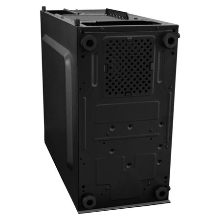 Imagem de Gabinete gamer rgb 3 fan incluso vidro temperado psu cover fonte em baixo