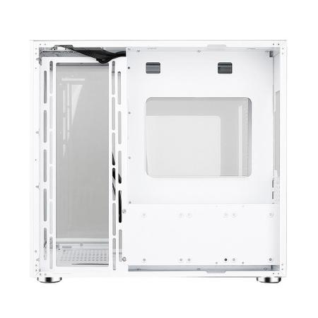 Imagem de Gabinete Gamer Rise Mode Galaxy Glass Standard White, Mid Tower, ATX, Lateral e Frontal em Vidro Temperado, 10x Cooler Fan ARGB, Branco - RM-GA-GGS...