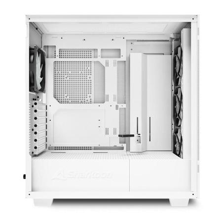 Imagem de Gabinete Gamer Sharkoon Rebel C50 RGB, Mid Tower, ATX, Lateral em Vidro Temperado, 4x Cooler Fan ARGB, Branco - C50 RGB