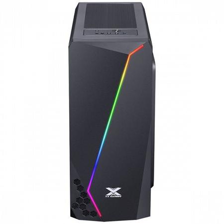 Imagem de Gabinete Gamer VX Gaming LYNX Preto LED RGB com Lateral Acrilica Vinik 30892